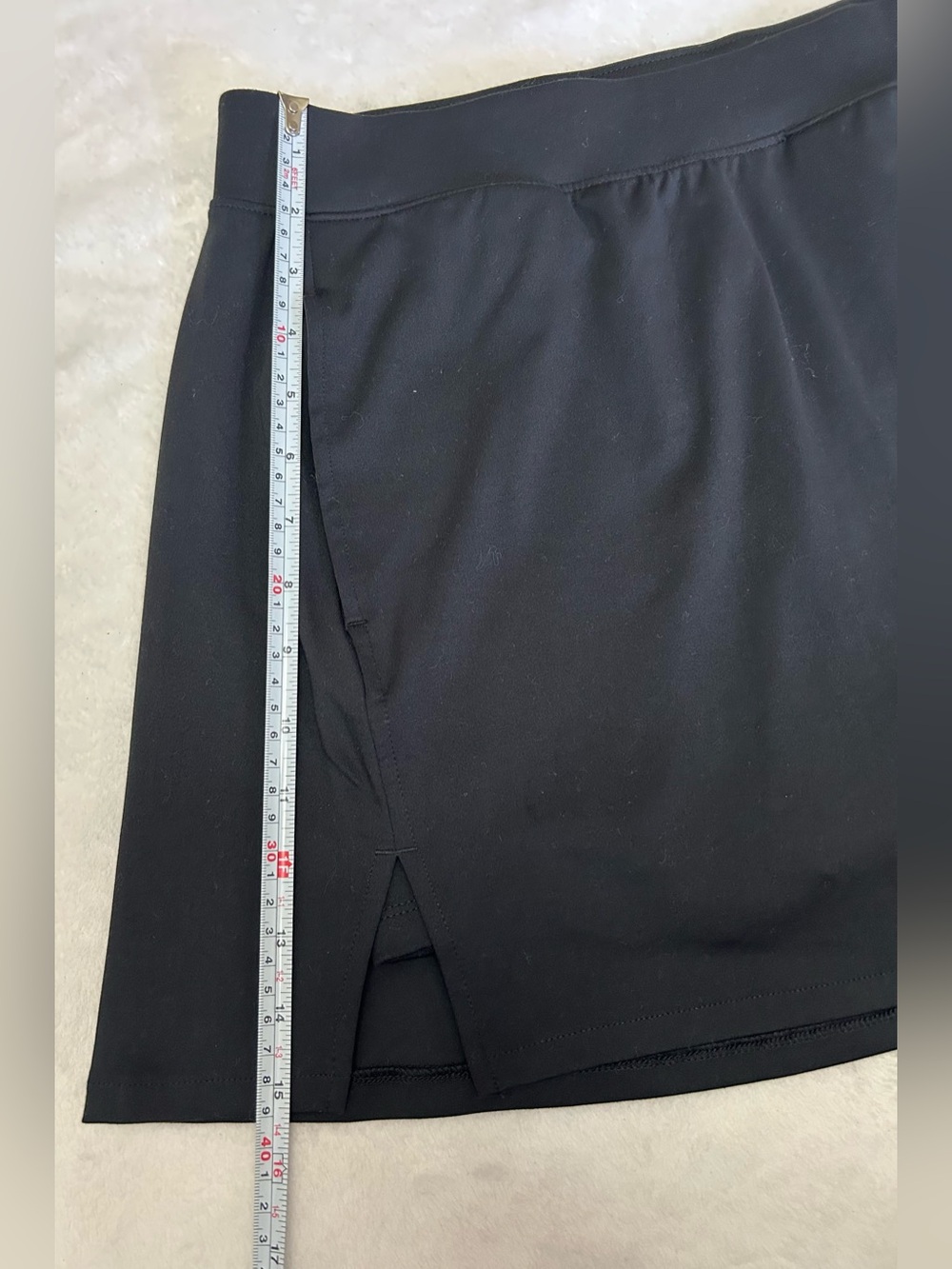 All in motion Target Women’s Medium Black Knit Slit Active performance Skort - Picture 6 of 7